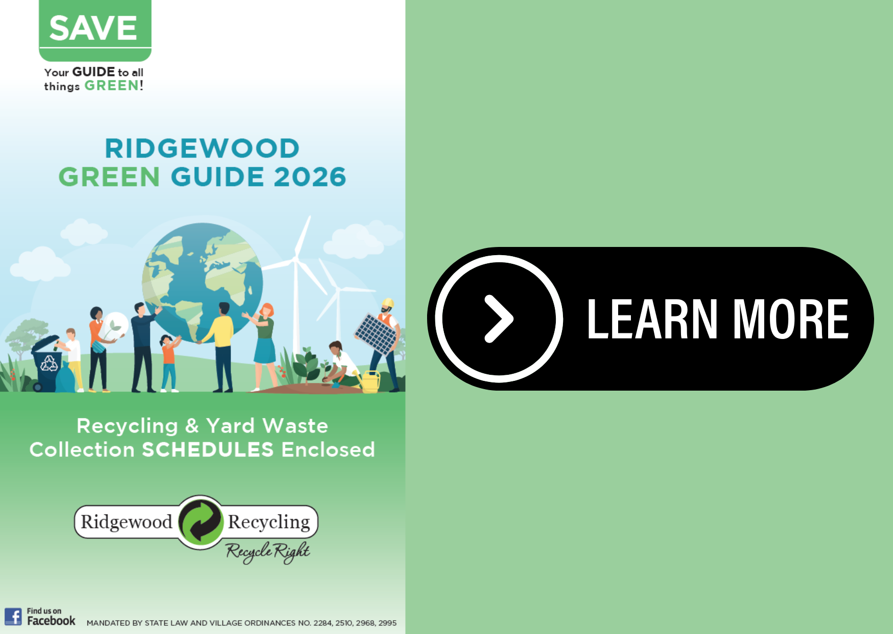 Box with Picture of Green Guide and Words Learn More