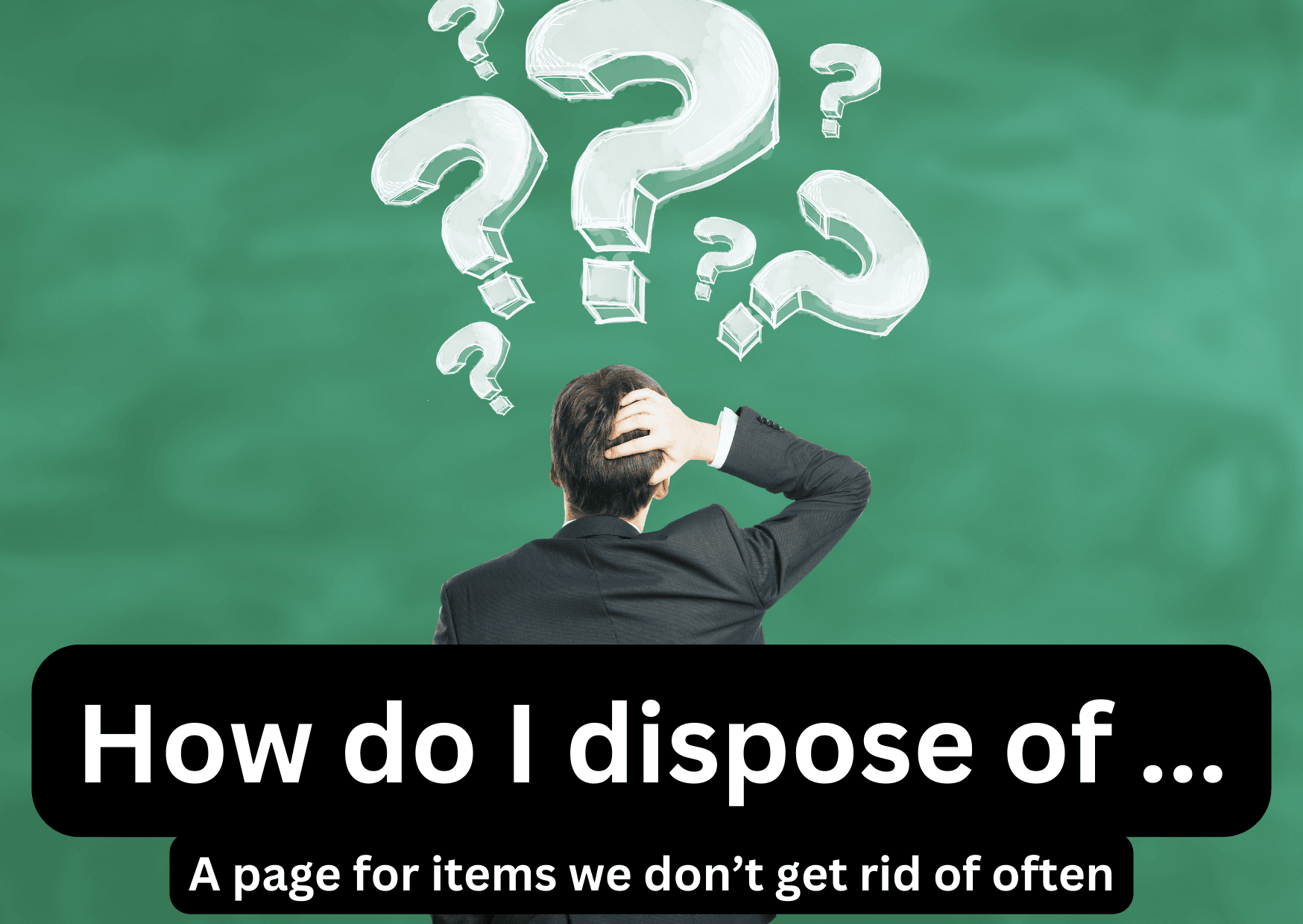 Man scratching his head with question marks surrounding him