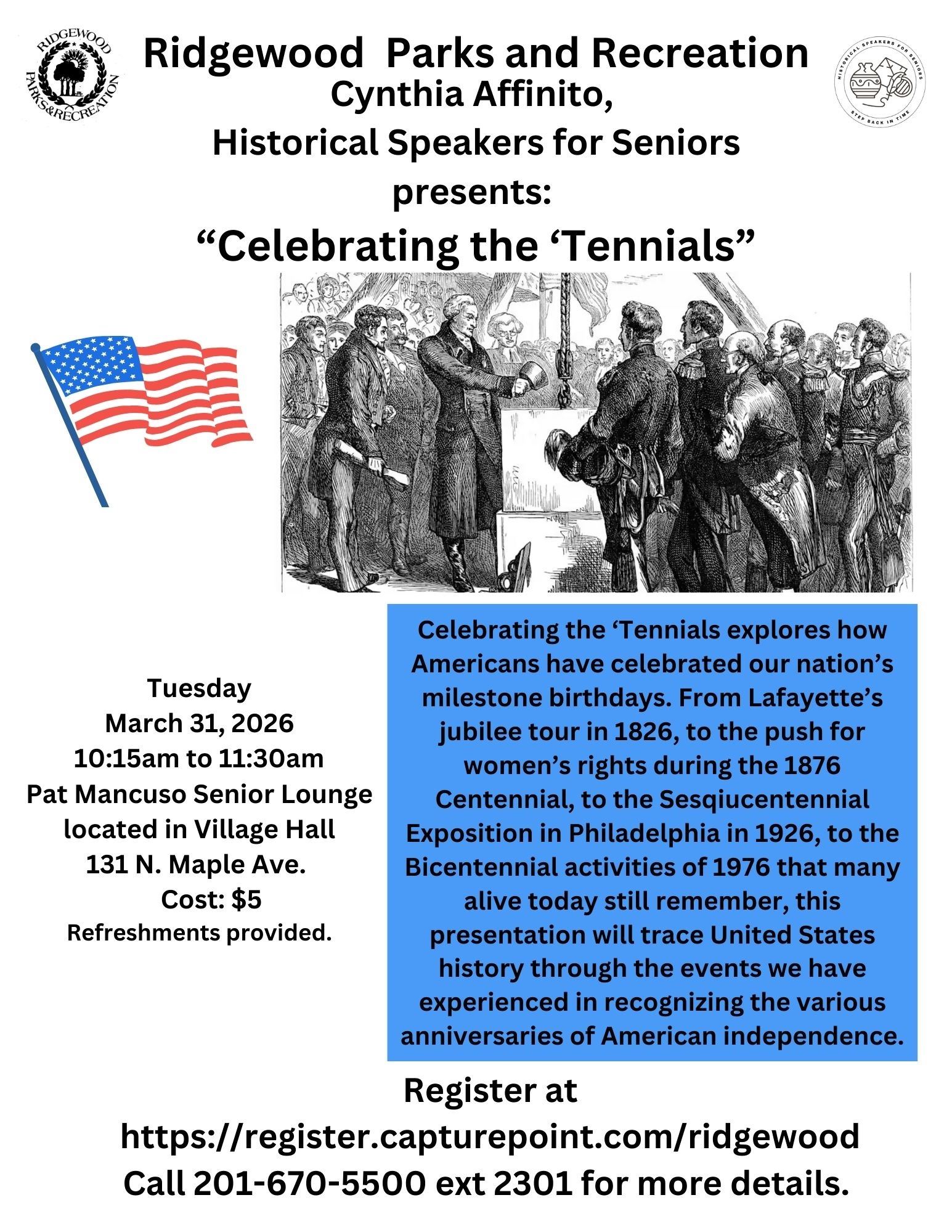 Celebrating the Tennials Flyer 3312026