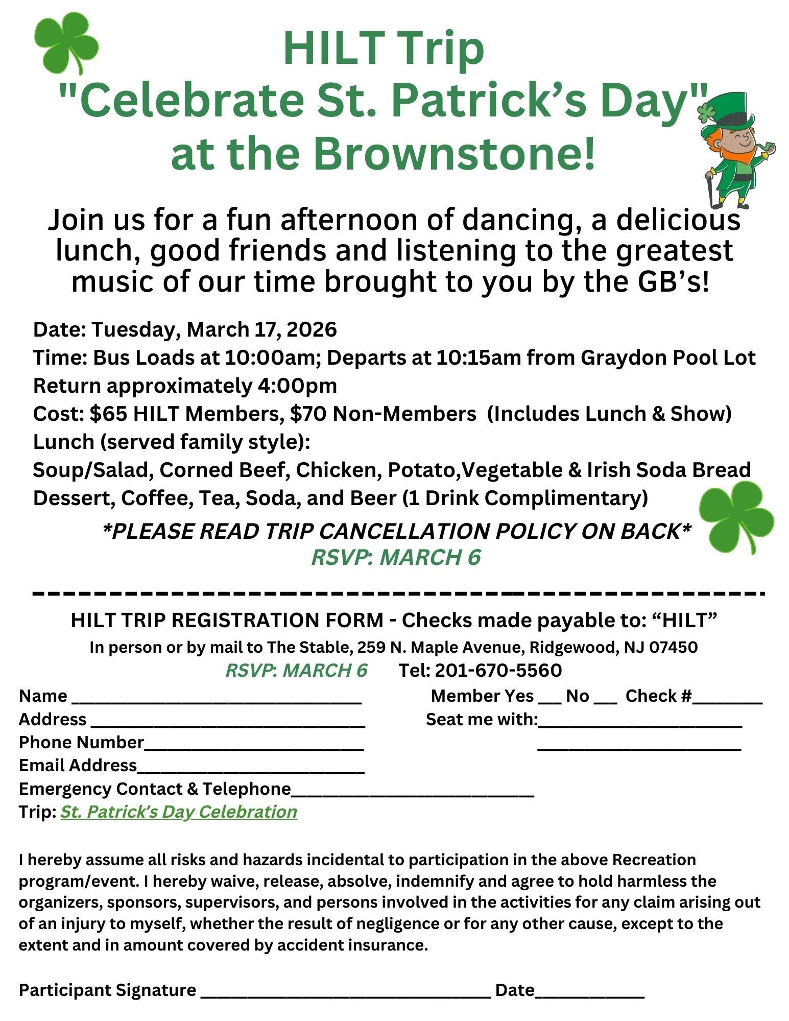 March Trip  for website