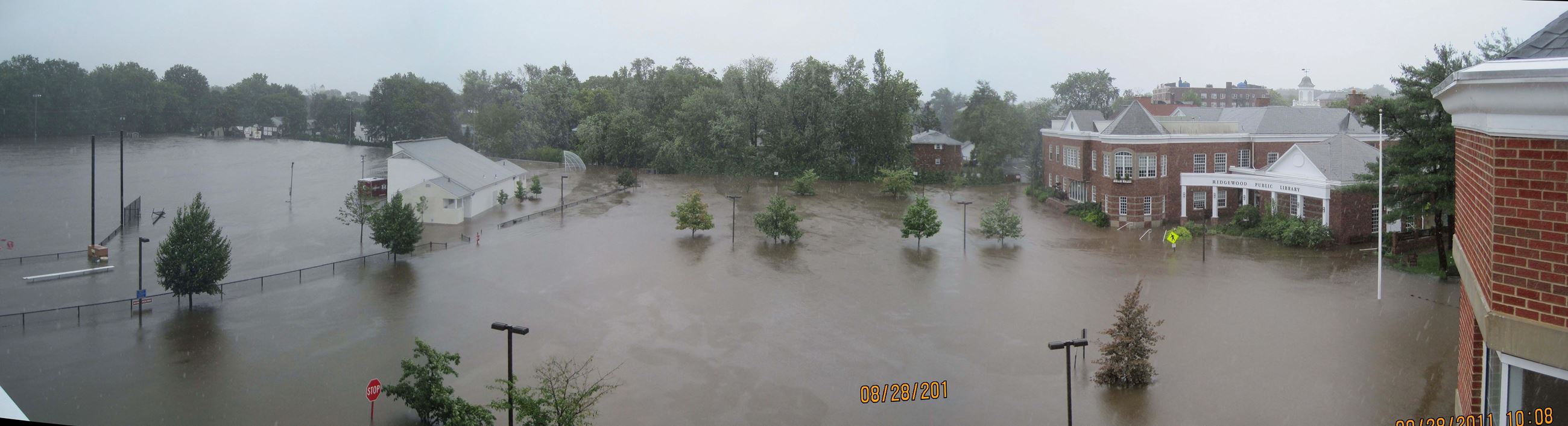 Flooded Village Hall Parking